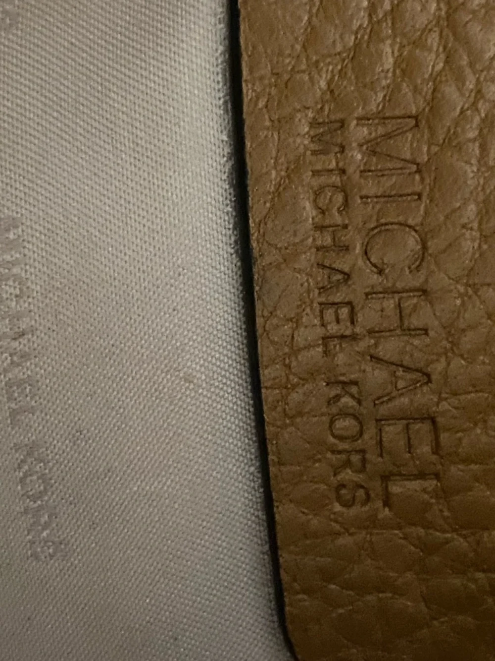 Michael Kors Brown Pebbled Leather Backpack with Gold Hardware - Picture 6 of 7